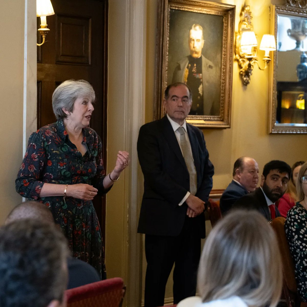 RegroupMedia's tweet photo. A fascinating and insightful breakfast last week arranged by The Quorum Network with guest speaker Theresa May. https://t.co/0dycx83F8g