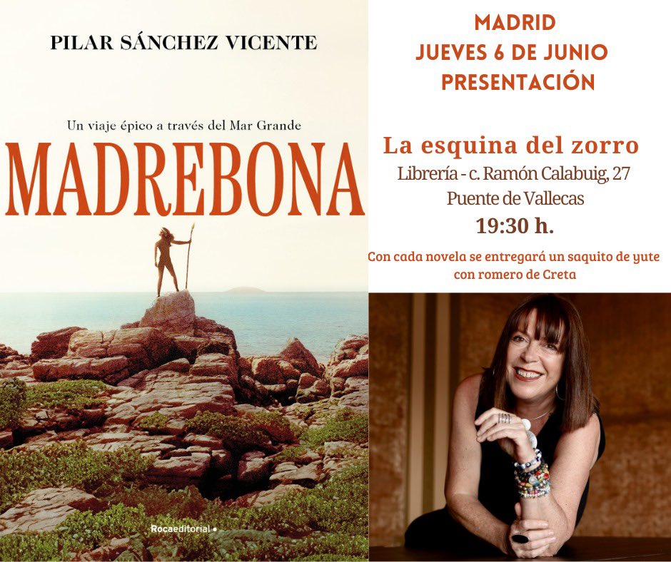 #Madrebona Presentación en #Madrid Jueves 6 de junio a las 19,30 Librería @esquinadelzorro @AteneoVallekas @penguinlibros @RocaEditorial