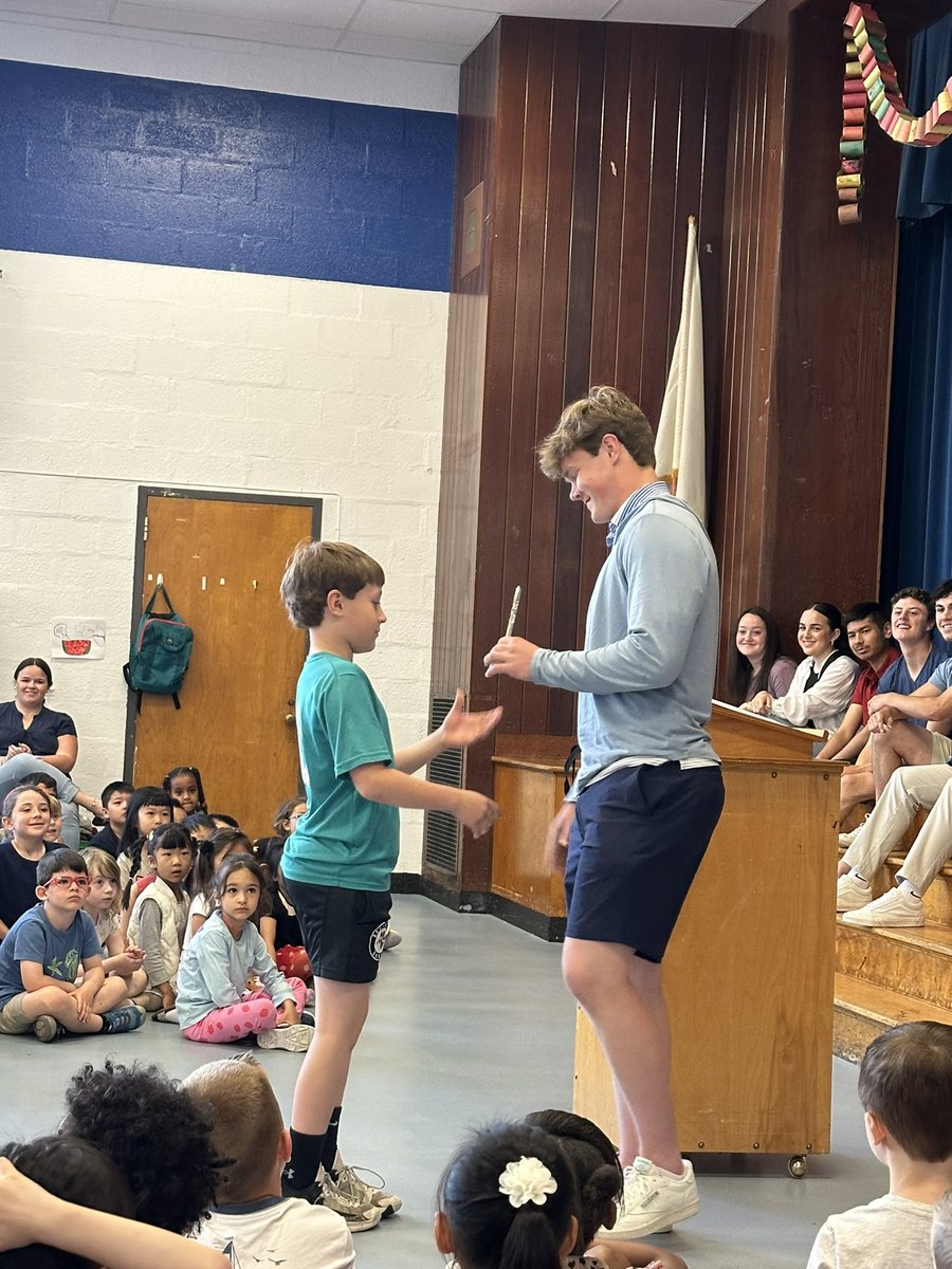 Friday was a great day. We have over 20 BHS seniors who attended Hollis come back and present Read-A-Thon trophies to our current Hawks.  Who Has It Better Than Us!?