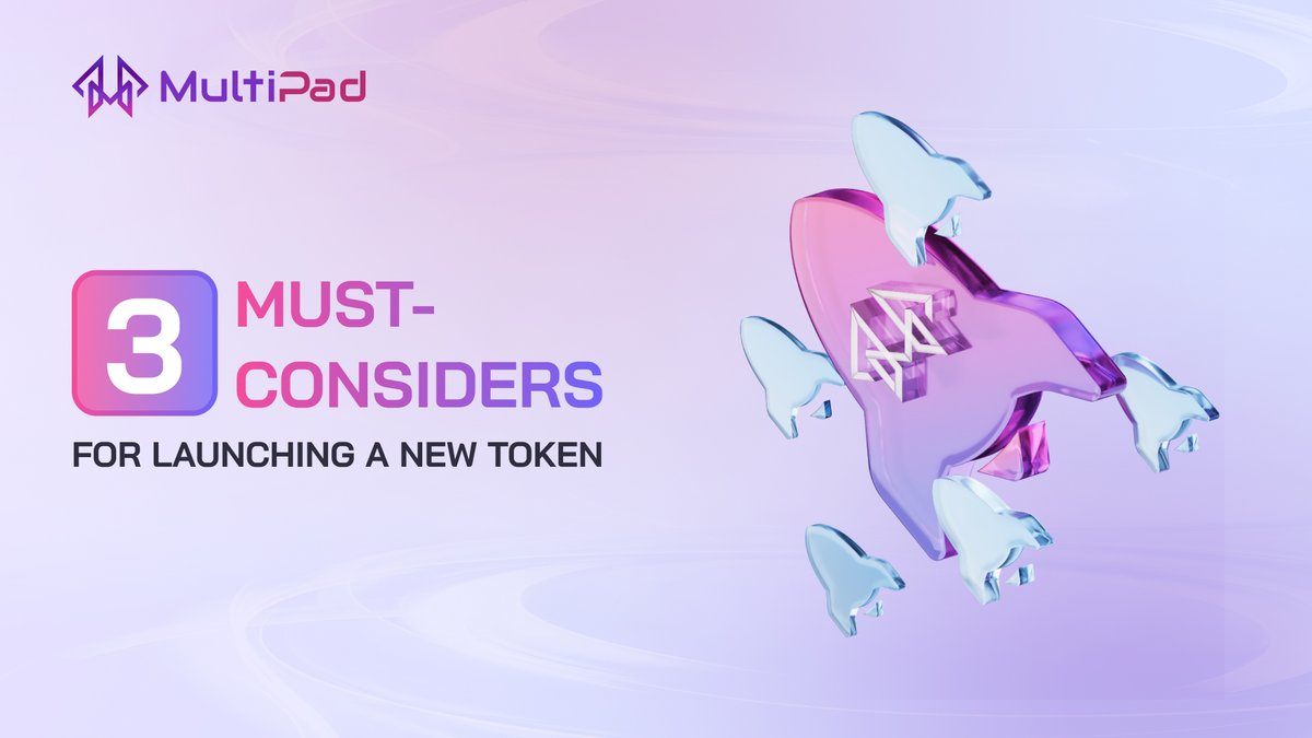 zk_multipad's tweet photo. 3 MUST-CONSIDER FOR LAUNCHING A NEW TOKEN 💡

Launching a new token?

Here are three essential considerations to help you avoid failure ↓

⭐️ Token Economics and Economy

Your tokenomics play a crucial role in your launch's success.

Is vesting too short? Retail investors might become exit liquidity.

Is the token lacking utility? Investors will lose interest.

At Multipad, our top-tier tokenomics partners ensure you're covered.

⭐️ Security

Projects must undergo rigorous security checks to build investor confidence.

Partnering with Hacken provides our projects with unparalleled security audits.

⭐️ Community Activation

A successful web3 launch is driven by the community.

If they don't support you, who will?

With the community connections we've developed over 6+ years, we assist projects with:

• AMAs
• Bounty programs
• Cross-incentives

Launching a token doesn't have to be difficult.

With Multipad's comprehensive support, launching your token is a breeze 🌬