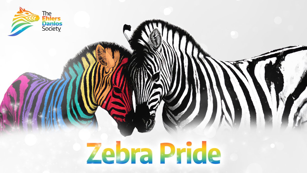 Not all stripes are black and white 🌈🦓

The Ehlers-Danlos Society recognizes and celebrates Pride Month this June with the LGBTQIA+ members of our dazzle! 🏳️‍🌈

Our Let’s Chat: LGBTQIA+ group is for LGBTQIA+ community members who have been diagnosed with, or suspect they may