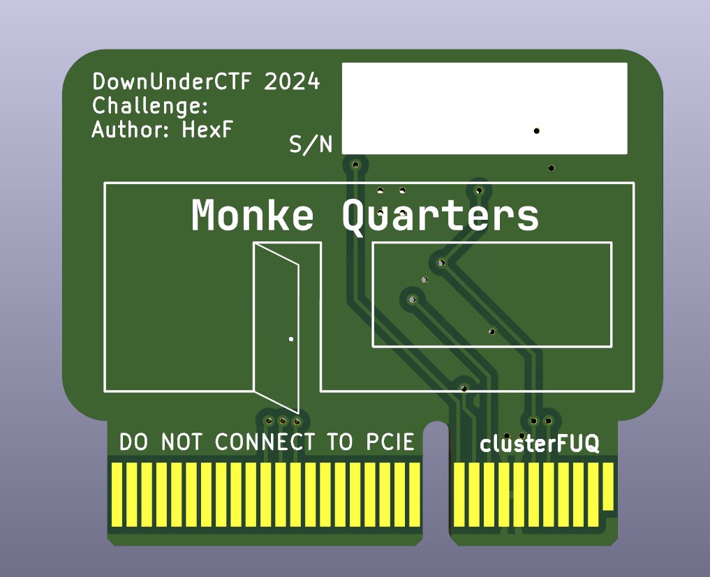 HexF_me's tweet photo. Some of the PCBs for @DownUnderCTF's hardware category this year! https://t.co/tIpEvTsoS9