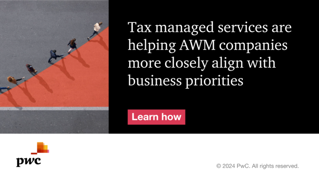 Closer alignment of tax resources business strategy is a rising imperative for AWM companies. Hear from those who have experienced the benefits of tax managed services first-hand. #AWM #taxservices #businessalignment pwc.to/4aL6fz2