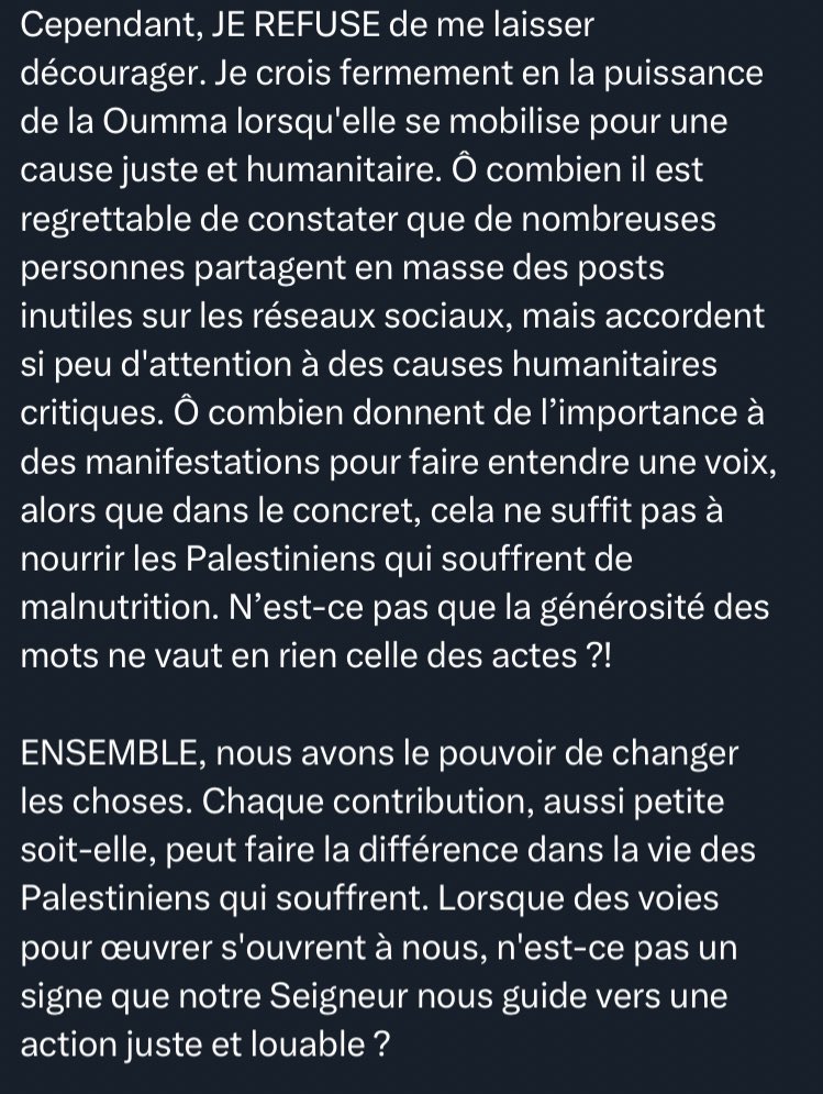 Lafeestodo_'s tweet photo. ✍️ LETTRE DU COEUR 💌⤵️

… Où est le soutien de la Oumma ? Un partage est-il si difficile à faire ? https://t.co/PVSxomcDhf
