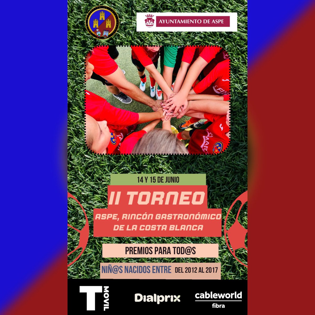 𝕀𝕀 𝕋𝕆ℝℕ𝔼𝕆 𝕍𝔼ℝ𝔸ℕ𝕀𝔼𝔾𝕆 𝔻𝔼 𝔽Ú𝕋𝔹𝕆𝕃 𝟠:
“𝓐𝓢𝓟𝓔, 𝓡𝓘𝓝𝓒Ó𝓝 𝓖𝓐𝓢𝓣𝓡𝓞𝓝Ó𝓜𝓘𝓒𝓞 𝓓𝓔 𝓛𝓐 𝓒𝓞𝓢𝓣𝓐 𝓑𝓛𝓐𝓝𝓒𝓐”.

#aspe #rincongastronomico #costablanca #futbol8 #torneoverano #querubines #benjamin #prebenjamin #alevin