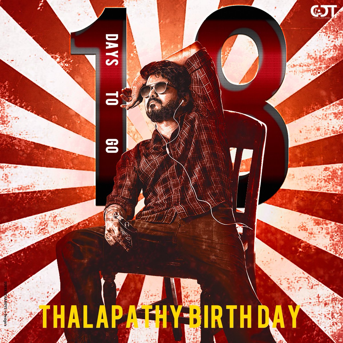 PowerCenter_Off's tweet photo. 18 Days To Go #GOAT Birthday❤🔥
#TheGreatestOfAllTime @actorvijay #TeamCDT https://t.co/BD1lgmsog8