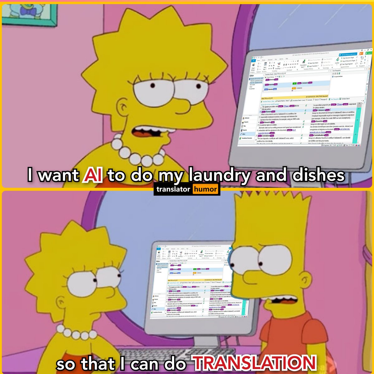 #TRANSLATOR:  so that I can do #TRANSLATION.🥳

#translatorhumormemes #interpreter #translators #interpret #translate #translating #interpreting #translations #interpreters #postedit #translationstudies #переводчик #polyglot #copywriting #tercüman #language  #переводы #transcribe