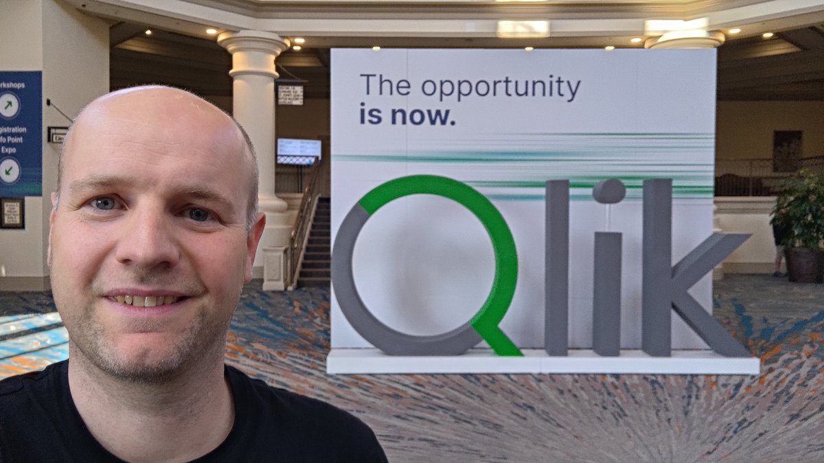 Back on site at #QlikConnect after 5 years. Besides the new logo, I have feeling this will be a good one 😃
#ValueInData