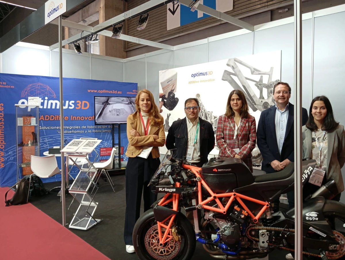 bottpower's tweet image. From today until Friday, June 7th, @Optimus3D_VIT  is showcasing their latest innovations in #AdditiveManufacturing at the #ADDIT3D fair, at the BILBAO EXHIBITION CENTRE (BEC).

Their stand is in Pavilion 3, B06! And while you&apos;re there, you can check out the Morlaco! 😊