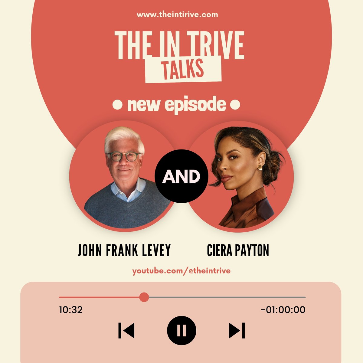 TheInTrive's tweet image. IG: instagram.com/john_frank_lev…
🌟 New Episode Alert! Dive into casting with the legendary John Frank Levey on #TheInTriveTalks! 🎬✨ Join me, Ciera Payton, as we explore self-discovery through auditions. Hear expert tips and inspiring stories.
#SelfDiscovery #CastingMastery