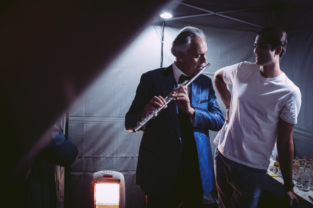 MatteoBocelli67's tweet photo. São Paulo, thank you for a wonderful second night!  It was so special to perform in Brazil for the first time alongside my father. I can’t wait to be back with my own tour in October. Next up, the European summer tour! https://t.co/NHWfBkNARu