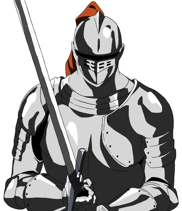 「breastplate holding sword」 illustration images(Latest)