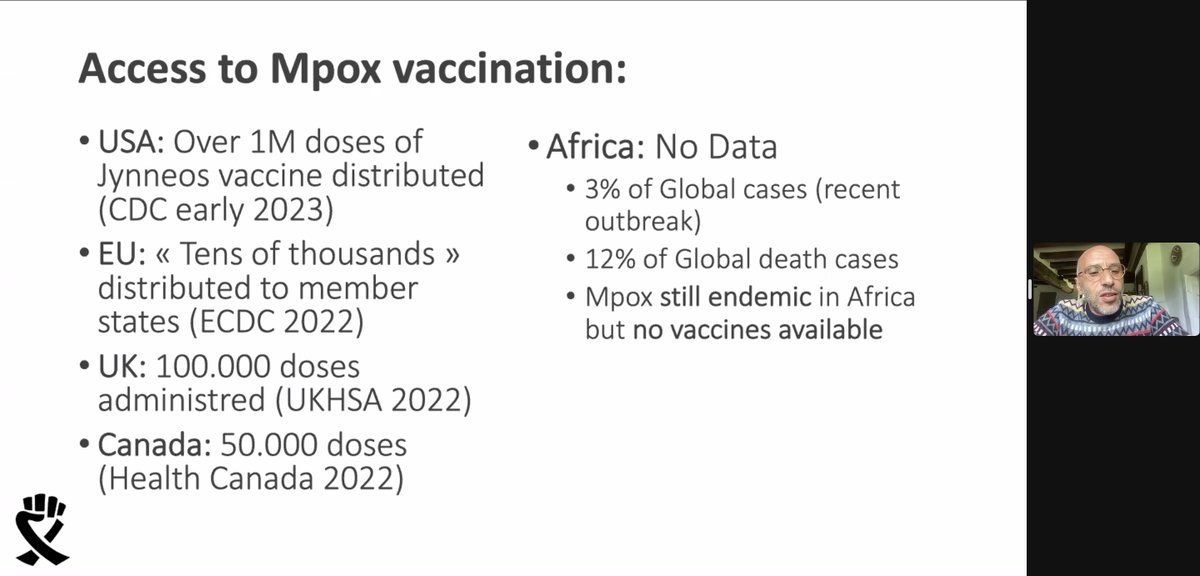 Othoman of @ITPCglobal continues to discuss the #mpox vaccine disparities during the 2022 global outbreak, where countries in Africa were facing the highest number of deaths. This topic is relevant as DRC faces a more deadly strain (via @LizHighleyman). poz.com/article/cdc-ur…