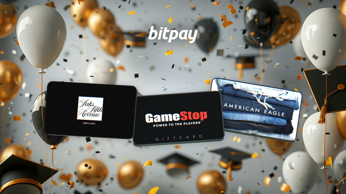Surprise your graduates with our curated selection of cryptocurrency-powered  gift cards. https://t.co/JGk3lq2BK1 #BitPay #Bitcoin #crypto