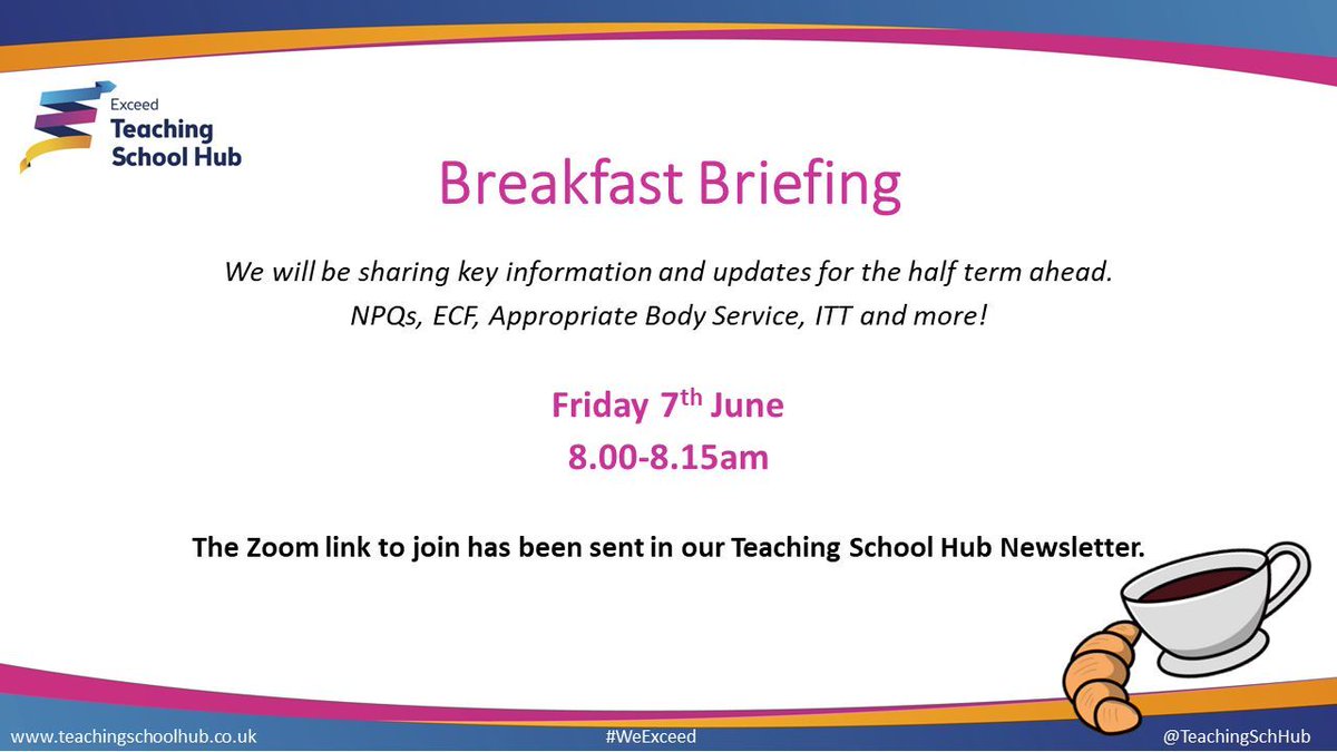 Exceed Teaching School Hub tweet media