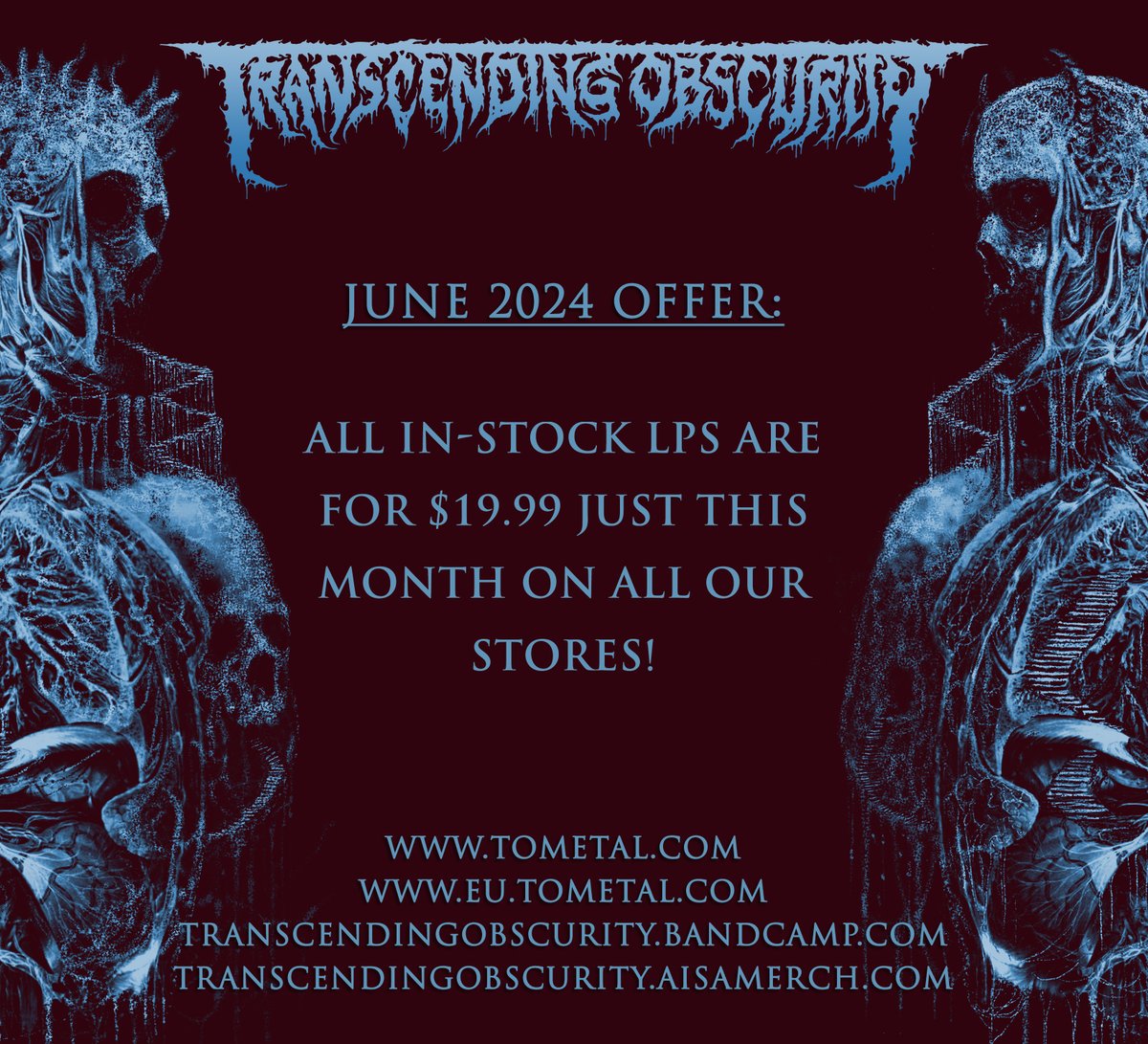 JUNE 2024 Offer: All in-stock LPs are for $19.99 just this month on all our stores! We've got many more LPs on the way and it would be cool if we could make some room for them. This offer is valid on all four stores of ours so feel free to check them out. Here's the direct link…