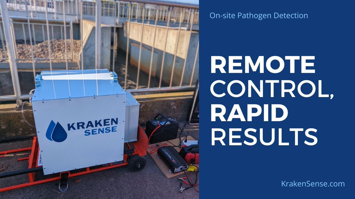 KrakenSense's tweet image. Discover the power of remote capabilities with the KRAKEN platform! Our plug-and-play device operates autonomously, from scheduled sampling to full qPCR analysis, making it the perfect solution for remote communities

#RemoteMonitoring #RuralCommunities #RemoteSolutions