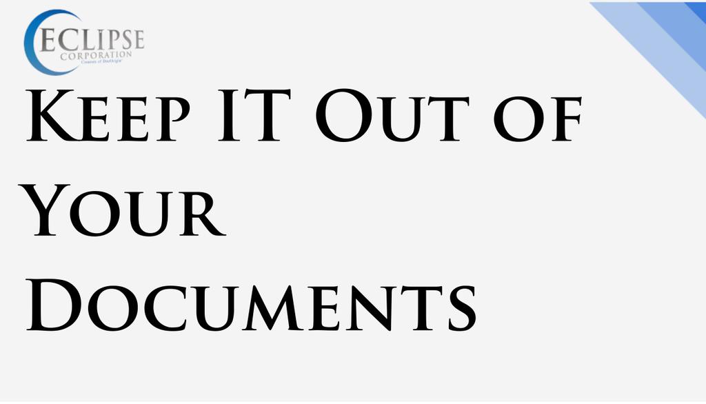 EclipseDoc's tweet image. Though their priorities lie elsewhere, IT still has a role to play in document management.
Read more 👉 lttr.ai/ATS6x

#Forms #CustomerCommunications #EfficientDocumentManagement