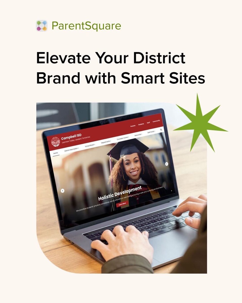 Say goodbye to outdated school websites! 🚫Learn how a district revamped their site to be mobile-responsive, ADA compliant, and user-friendly using Smart Sites with @parentsquare. #SchoolCommunication districtadministration.com/5-must-haves-f…