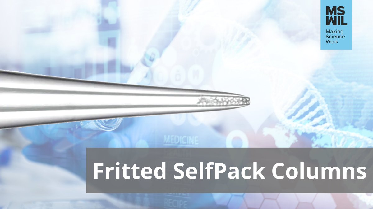 mswilbv's tweet image. #CoAnn’s empty fritted #SelfPack columns feature a sintered frit, that:
-Will assist your packing particles to stack evenly during the packing procedure
-Avoids clogging of the tip while packing your column.

More info: ow.ly/PlJw50RZPK7