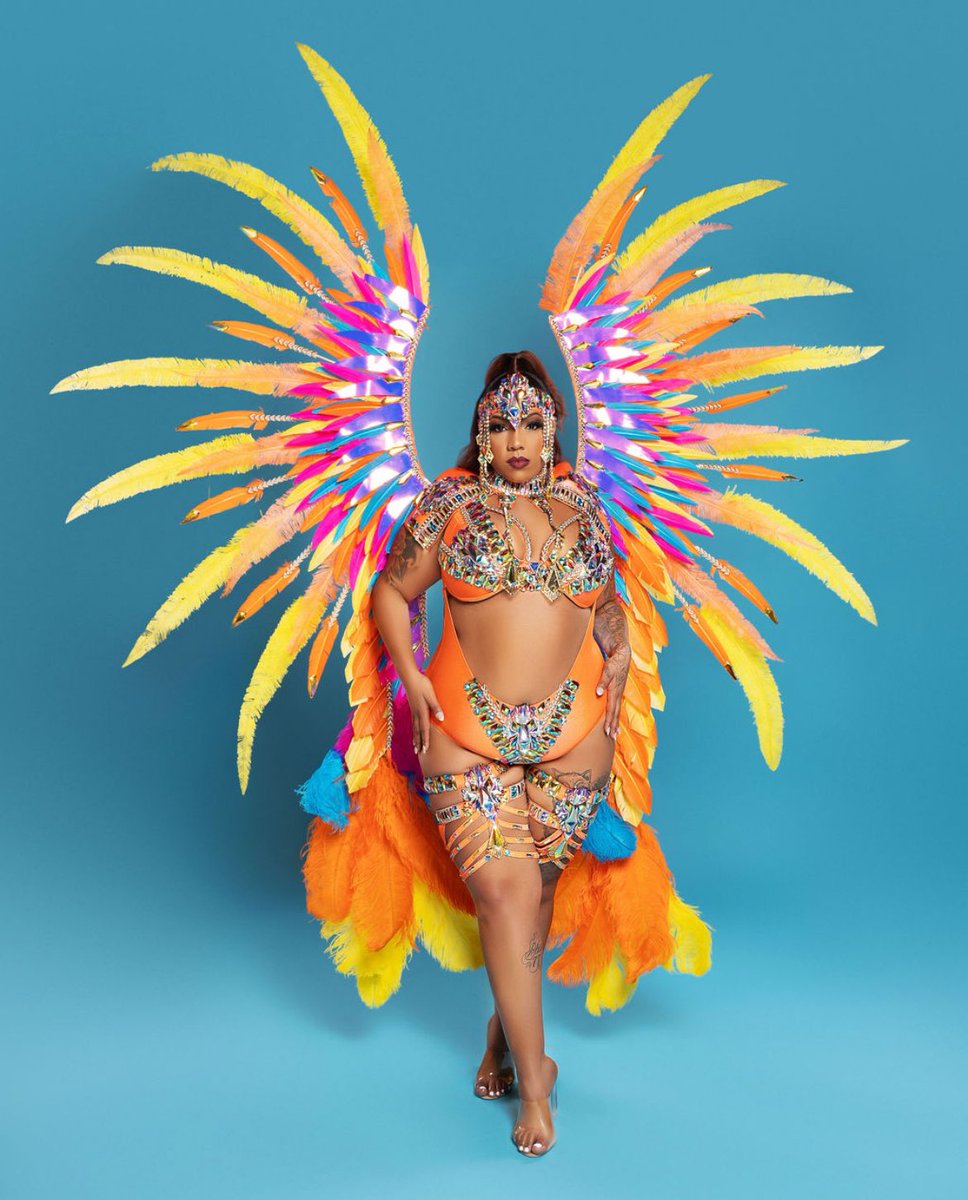 #MiamiCarnival2024 Pleasures Mas ✨ Representing all curvy options 😍 had a time doing this! 🇹🇹