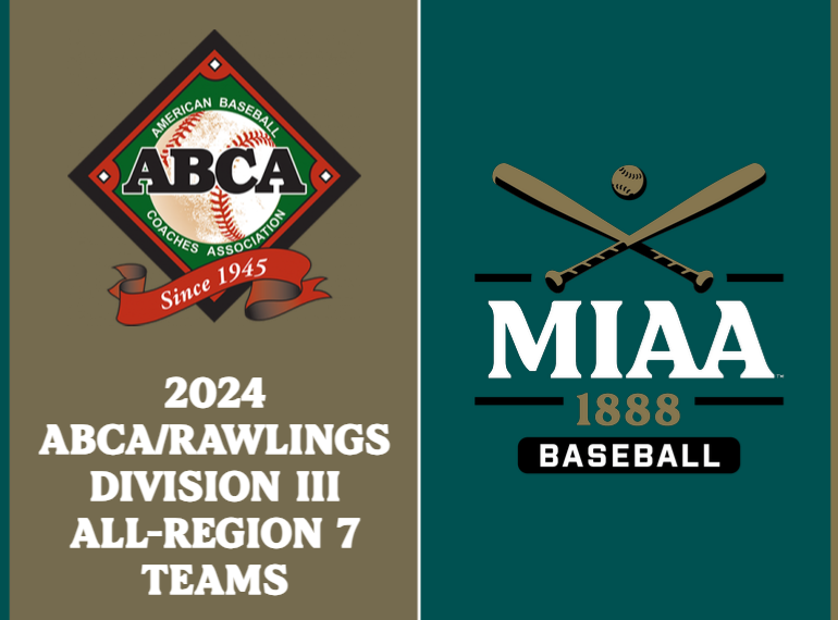 MIAA1888's tweet photo. Nine #D3MIAA Baseball Players Named to ABCA/Rawlings All-Region 7 Teams ⚾
READ -- https://t.co/RJzAFGH3iS
#MIAAbsb #GreatSince1888 @ABCA1945 @AdrianBulldogs @AlmaScots @CalvinKnights @HopeAthletics @khornets https://t.co/9WlvOX5jsv