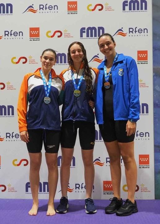 GSDcdeportivo's tweet photo. CTO. DE MADRID ABSOLUTO OPEN VERANO 2ª jornada:
🥉🥉Javier Arauz Conesa en 200 Libre y 50 espalda 
🥇Sara Costa de Vicente en 100 Espalda 
🥈Laura López en 100 Espalda
🥇Paula Martínez en 50 Mariposa 
🥈Irene Berbel en 50 Mariposa 
🥇Claudia Camacho en 400 Estilos https://t.co/TJeCUoGFHw
