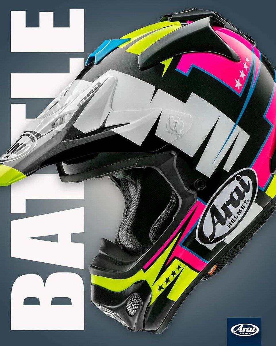 AraiAmericas's tweet photo. Arai Helmet, Inc. is thrilled to present the Arai VX-PRO4 in the new Battle graphic. Which colorway is your favorite?
https://t.co/4scfyMcezV
#Arai #AraiHelmet #PriorityforProtection #VXPRO4 #Battle https://t.co/uB3VxKWFJ1