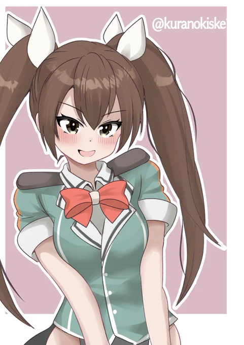 利根姉さんの姉力を見せるとき#艦これ版深夜の真剣お絵描き60分一本勝負 #艦これ版真剣お絵描き60分一本勝負_20240603 
