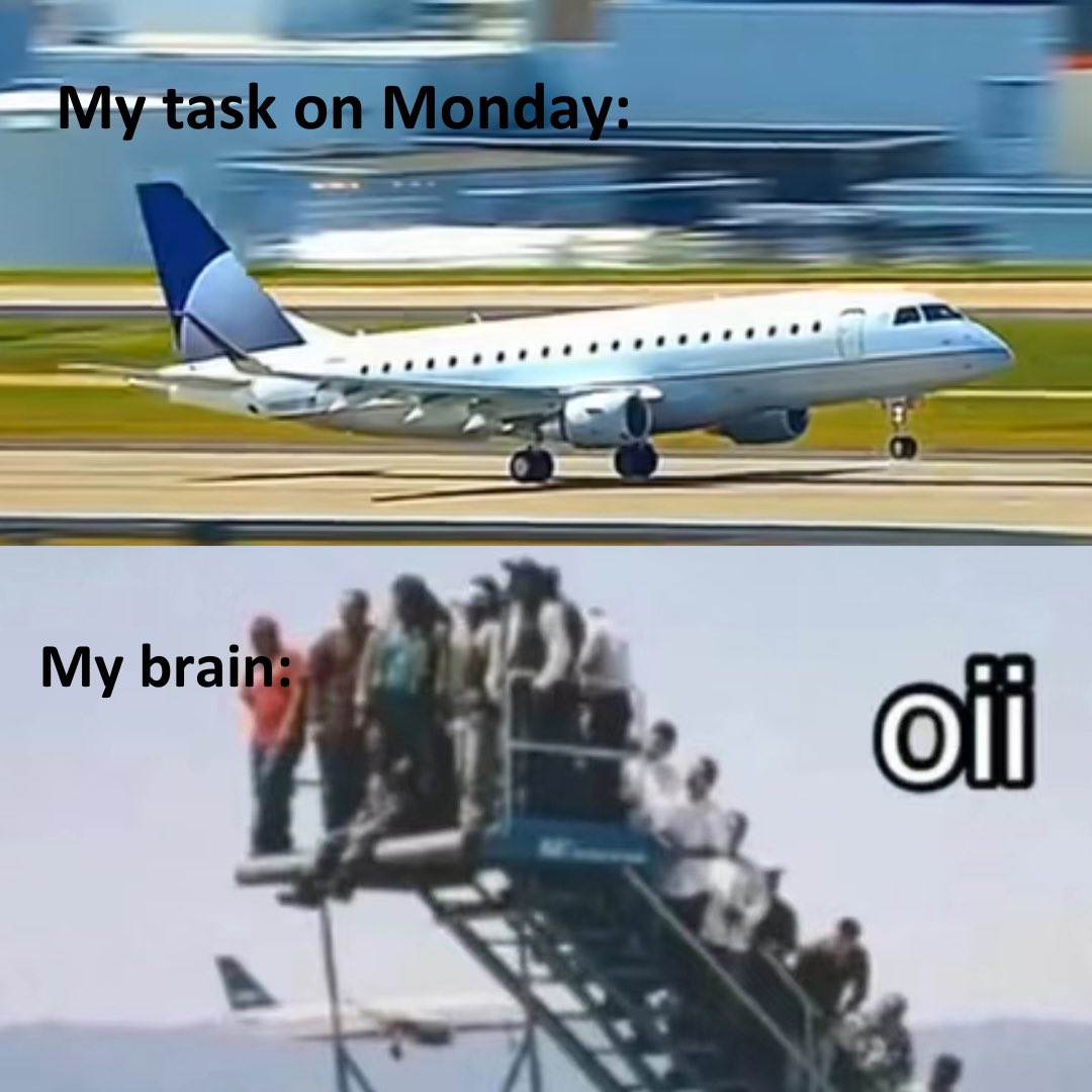 CamScanner's tweet photo. So who has the same feel on Monday😈 #CamScanner #scanapp #scan #memes #workmemes https://t.co/CCyzj66arK