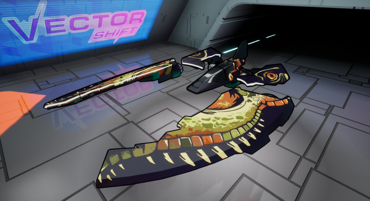 vectorshiftgame's tweet photo. Seeing as it was #DinosaurDay yesterday, here's a dinosaur skin! Would you like it gift raptor not?... ๐๐ฆ
Should we add this skin to #VectorShift? ๐๐ฅณ https://t.co/S38BmaziOE