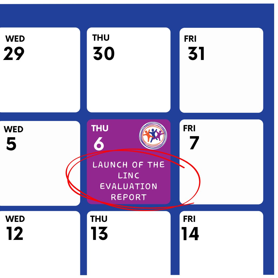 LINC_programme's tweet photo. 🗓️ The countdown to Thursday’s launch is officially ON!
 
Stay tuned as we reveal our latest report, 'Final Evaluation of Phase One of the Leadership for Inclusion in the Early Years (LINC) Programme 2016-2020'.
 
Register to attend this online event➡️ https://t.co/ITkM6hrkVP https://t.co/NGa77bUdqK