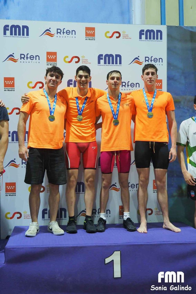 GSDcdeportivo's tweet photo. CTO. DE MADRID ABSOLUTO OPEN DE VERANO 2ª jornada: 
🥇Antonio Luis López en 1500 Libre
🥈Marcos García en 1500 Libre
🥇Relevo 4x200 Libre con Zuriñe Clavo, Laura López, Sara Costa e Irene Berbel.
🥇Relevo 4x100 Libre con Antonio Luis López, Radu Neata, Héctor Arias y Mario Pérez. https://t.co/34siXJSazu