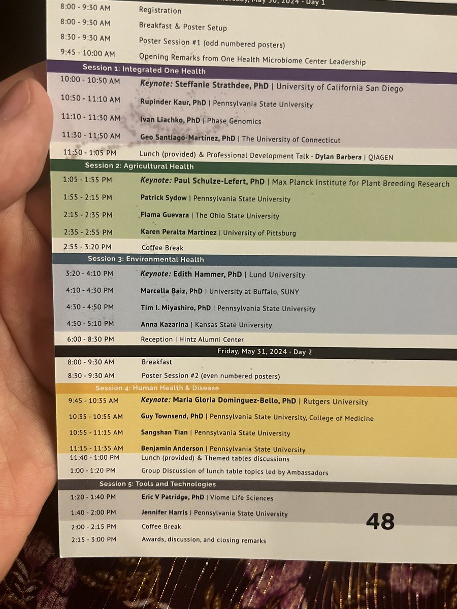 Anna Kazarina (@annakazarina2) on Twitter photo It was such an honor to talk about my work and participate at the One Health Microbiome Symposium at Penn State this past week! I have so many new cool ideas for my project! <a href="/PSUmBiome/">One Health Microbiome Center</a> #OHMS2024 It was such an honor to talk about my work and participate at the One Health Microbiome Symposium at Penn State this past week! I have so many new cool ideas for my project! <a href="/PSUmBiome/">One Health Microbiome Center</a> #OHMS2024