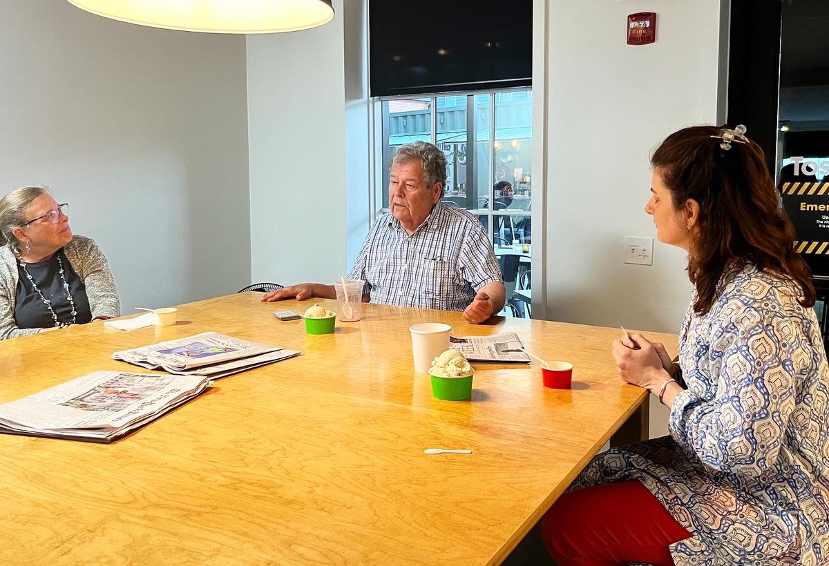BostonInnoTrail's tweet image. Scoops upon scoops of delight! We were so excited to learn about the connections between ice cream and innovation with our friends at @tosci . Grateful for all Gus and his team does to keep innovating!
#innovation #innovationtrail #cambridge #boston #icecream #history