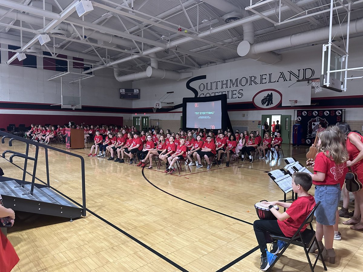 5th Grade Graduation Ceremony!  Looks like the Class of 2031 is ready for the middle school!