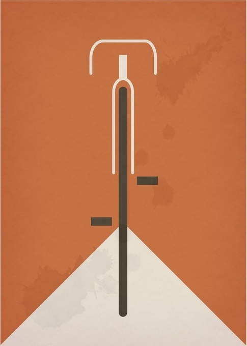 #WorldBicycleDay Bauhaus Design Poster Artist: Kenneth Crispus