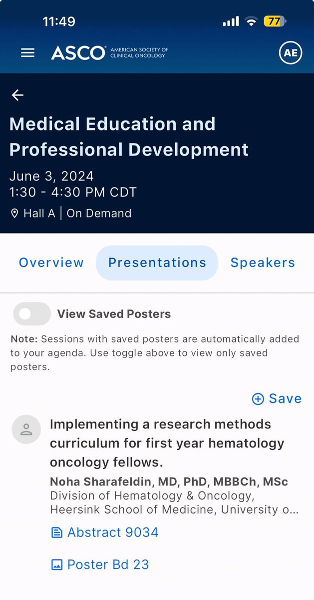 Noha Sharafeldin, MD, MSc, PhD (@nohasharafeldin) on Twitter photo Stop by our #ASCO24 poster this afternoon to learn more about our research education efforts towards our H/O fellows
<a href="/GrantWilliamsMD/">Grant R. Williams, MD, MSPH, FASCO</a> Jori May <a href="/inas_md/">Inas Abuali, MD</a> <a href="/BasselElRayesMD/">Bassel El-Rayes, MD</a> <a href="/UABDeptMed/">UAB Department of Medicine</a> <a href="/ONealCancerUAB/">UAB O'Neal Comprehensive Cancer Center</a> Stop by our #ASCO24 poster this afternoon to learn more about our research education efforts towards our H/O fellows
<a href="/GrantWilliamsMD/">Grant R. Williams, MD, MSPH, FASCO</a> Jori May <a href="/inas_md/">Inas Abuali, MD</a> <a href="/BasselElRayesMD/">Bassel El-Rayes, MD</a> <a href="/UABDeptMed/">UAB Department of Medicine</a> <a href="/ONealCancerUAB/">UAB O'Neal Comprehensive Cancer Center</a>