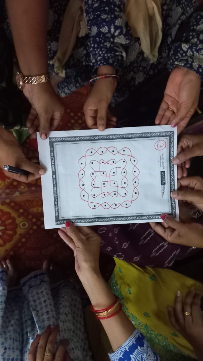 amritasscs's tweet photo. Teachers from Amrita Vidyalayalam, Secunderabad tried their hand in #Kolam drawing during our #CapacityBuildingProgram on 3rd June 2024. This centuries-old practice, deeply rooted in Indian culture, allowed participants to embrace #mindfulness & express their #creativity.
#CBP https://t.co/Udn8S4TPbz
