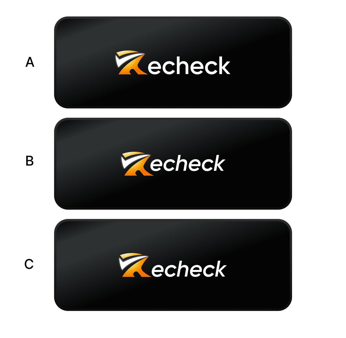 Kunal (@eternerd) on Twitter photo I'm finalizing the full app logo today for Recheck.
But both <a href="/janardhanux/">Janardhan Massar 💎</a> and I are feeling torn between these 3 choices.
Which one do you prefer? I'm finalizing the full app logo today for Recheck.
But both <a href="/janardhanux/">Janardhan Massar 💎</a> and I are feeling torn between these 3 choices.
Which one do you prefer?