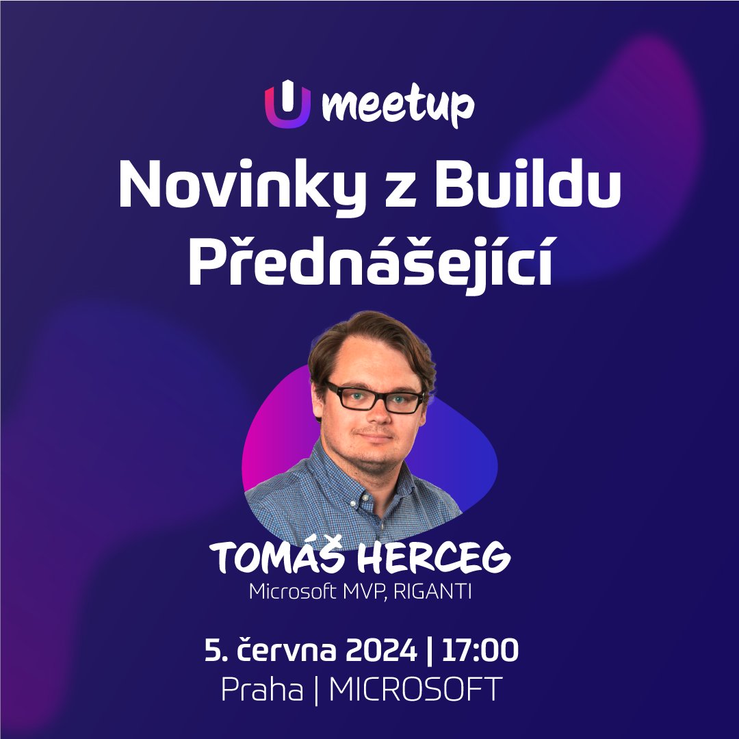 MeetUpdate's tweet photo. Novinky z Buildu 🚀 | Letošního ročníku #MSBuild v Seattlu, vývojářské konference Microsoftu, se zúčastnil @hercegtomas. Prozradí informace ohledně umělé inteligence, Microsoft Copilot a cloudových řešení.
🫵Doraz na #MeetUpdate 👉 Praha, Brno nebo Ostrava https://t.co/PCtVO9Xtj6 https://t.co/oyRQGINLcZ