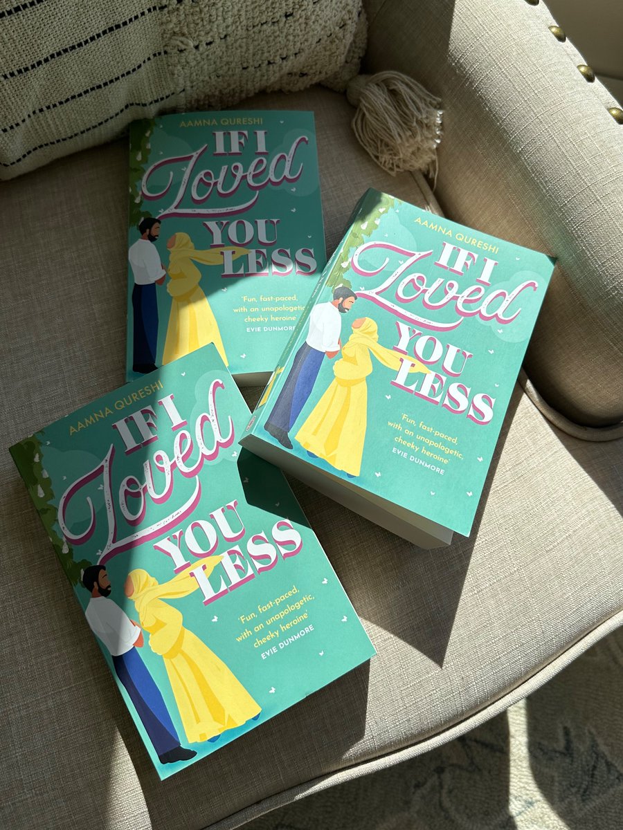 aamnaqureshi_'s tweet photo. ✨GIVEAWAY ALERT✨

i’m giving away 1 finished copy of my adult romance debut, IF I LOVED YOU LESS, which is a retelling of Jane Austen’s EMMA, set in a modern day Pakistani-American, Muslim community🫶🏼🫶🏼🫶🏼

to enter:
- retweet
- follow me

open int’l, ends June 6 at 11:59pm!! https://t.co/2v4KwgAgRw