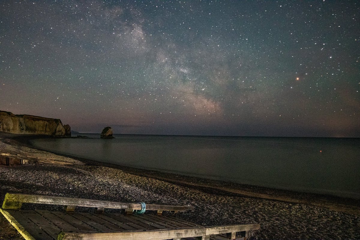 Went straight out with the camera after work last night to get a few pictures of the Milky Way at Freshwater Bay. Summer is here ! 💫 🌙 #IOW