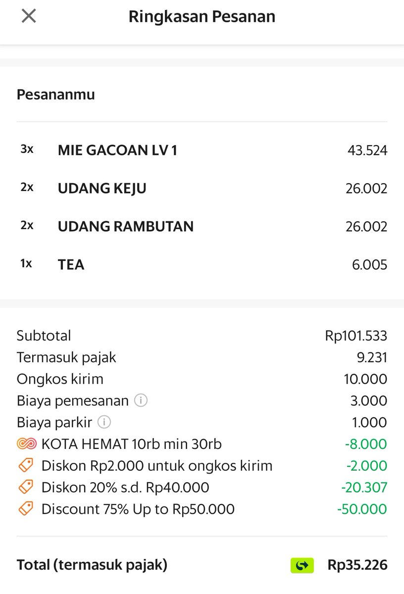 pras10969_'s tweet photo. puas kali hari ini 😋
luv grab sering sering kasih diskon 😘 https://t.co/eyNHiDhIL1