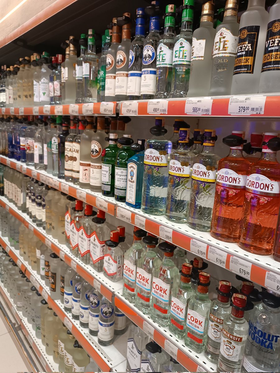 Migrostaki bütün alkol reyonuna alarm takıp bir de alkolleri beklemesi için başına güvenlik koymuşlar kadınla sohbet ettik neden bu reyon dedim biralara bekçilik yapıyorum dedi AŞDLŞFJEŞFJSŞJFŞSKİS