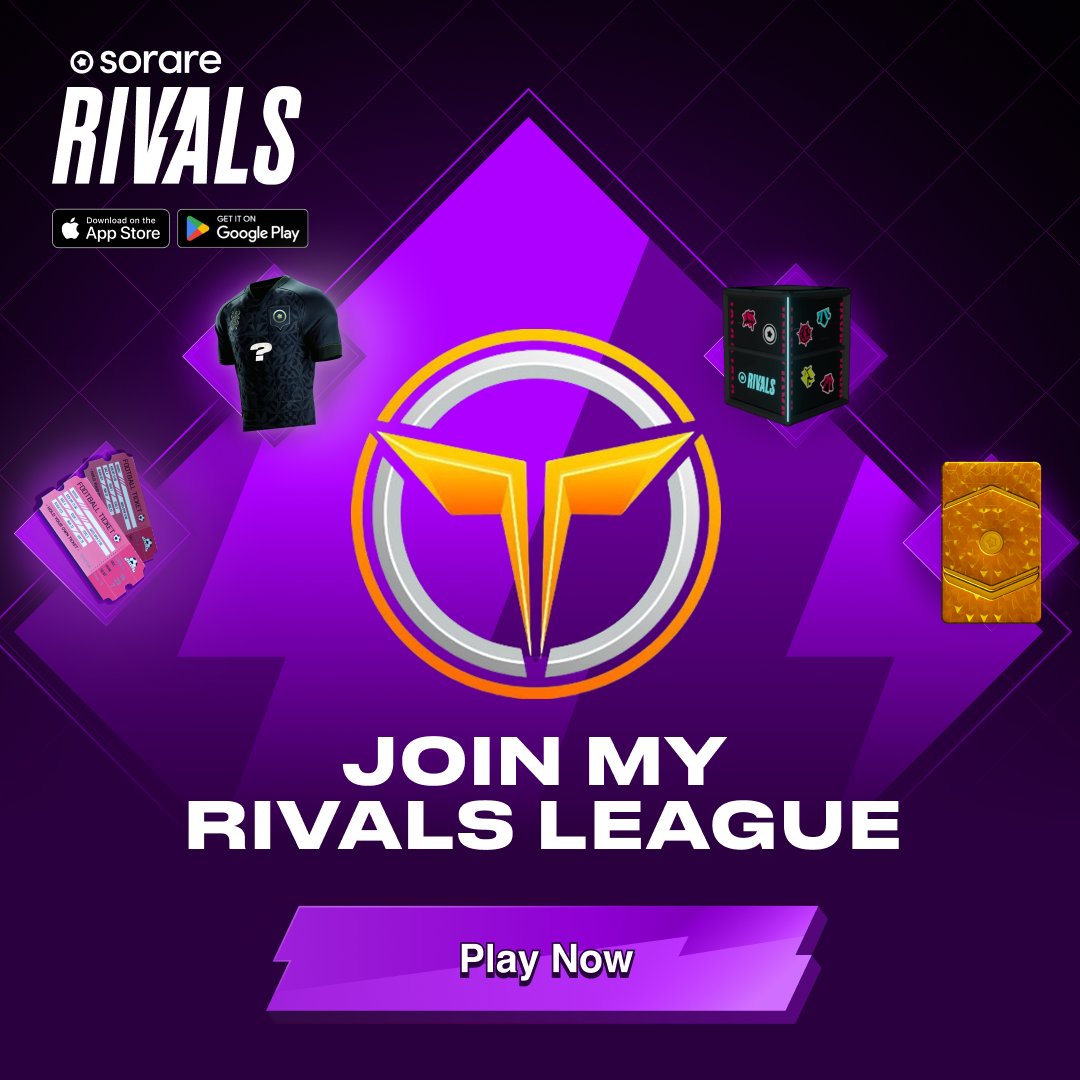 ⚔️ LIGUE PRIVÉE RIVALS

Pour célébrer cet European Championship, #Sorare me régale en permettant de créer ma propre ligue privée 🔥

Pour rejoindre ma ligue ➡️ sorare.pxf.io/thork

🎁 Un Maxence Caqueret🟡à gagner parmi les personnes qui RT ce post !

------------

Dans cette