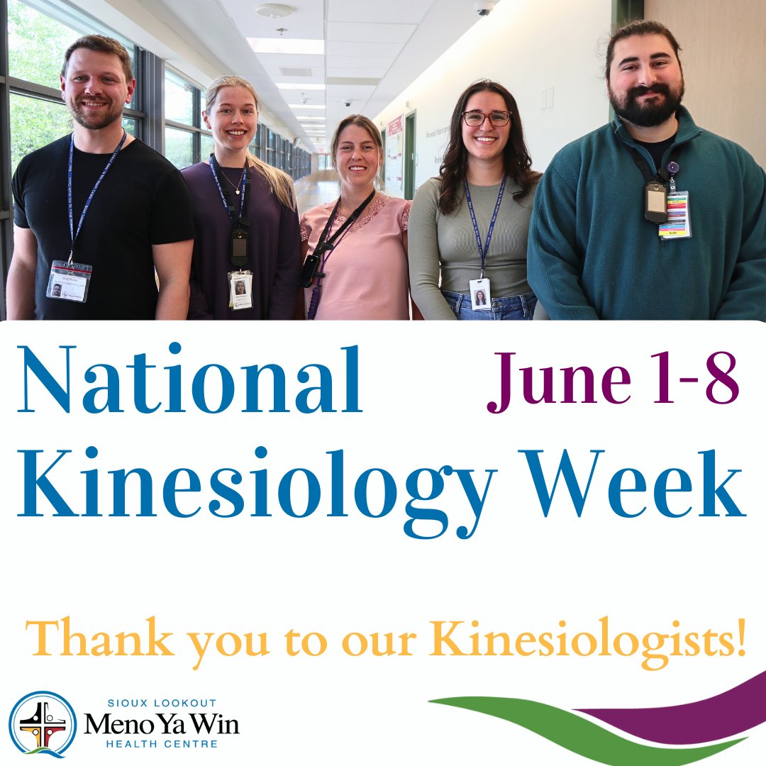 It's #NationalKinesiologyWeek! Kins have such a deep wealth of knowledge and are great to collaborate with on patient’s rehab care. Kins provide care to so many patients in the hospital from inpatient support, outpatient, ALC-LTC to cardiac rehab. Thank you for all you do!