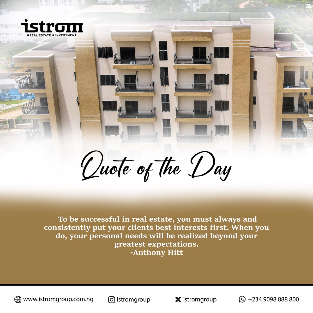 istrom_group's tweet photo. Quote of the Day https://t.co/Yl0XVduMmS