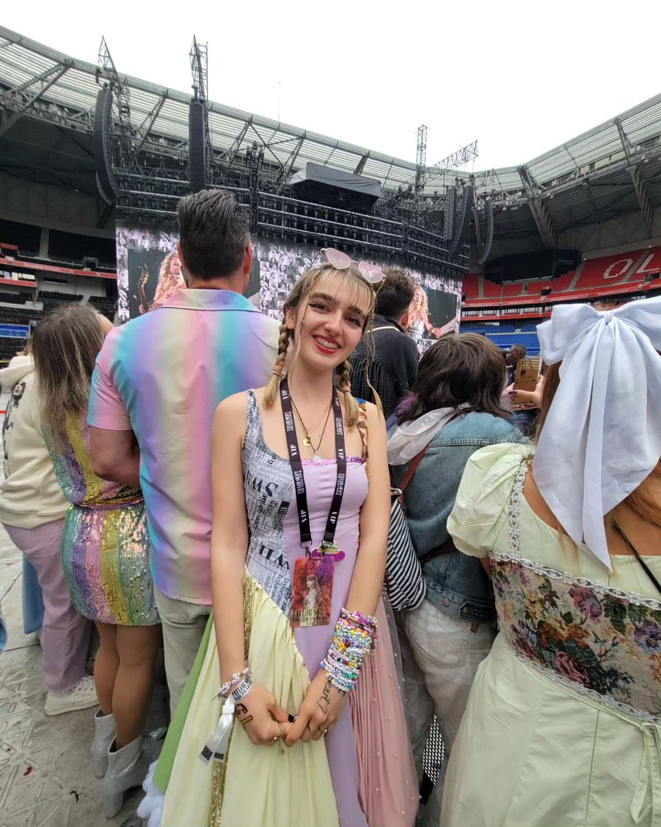 taylornation13's tweet photo. Canceled our plans because #LyonTSTheErasTour called! 🩶 #TSTheErasTour