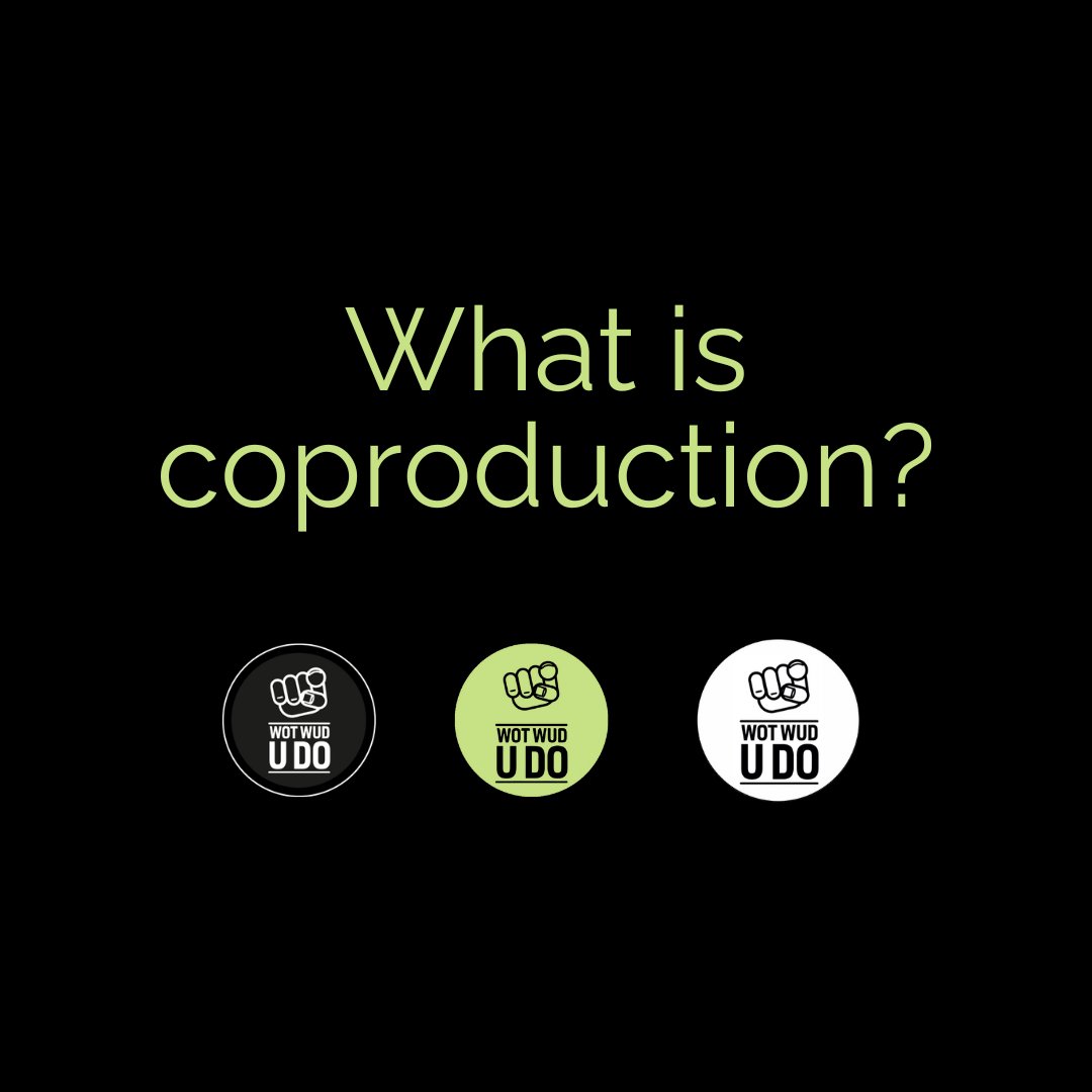WotWudUDo's tweet image. For over 10 years we have embraced coproduction. Our interactive videos created with local students who wanted to pass on their lived experience to help the younger generation navigate the pressures of #relationships and #sex. But what is #coproduction?
wotwududo.co.uk/about-wot-wud-…